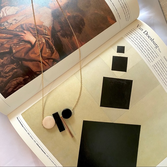 💕LAST ONE Modern art Long Necklace - Picture 3 of 5